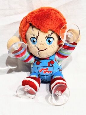 Chucky Good Guys Doll Plush With Suction Cups 7” Horror Movie Collectible Toy